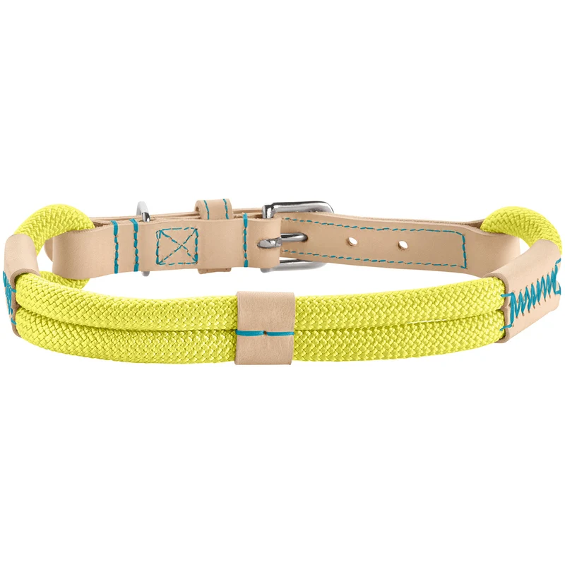 MALIA Set Halsband & Leine | limette