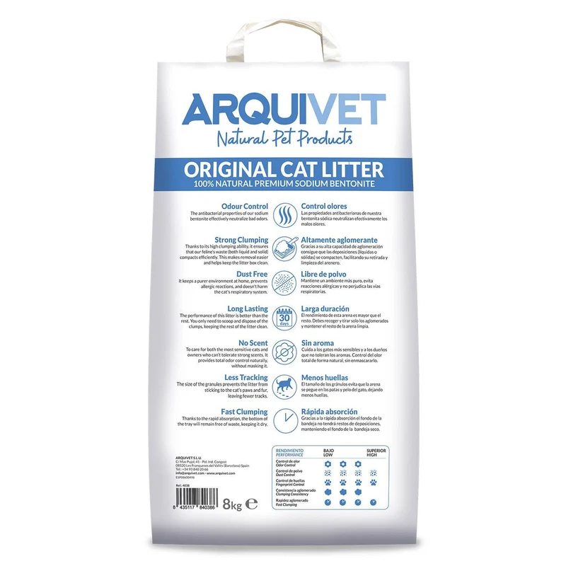 Original Cat Litter - Arena de bentonita sódica