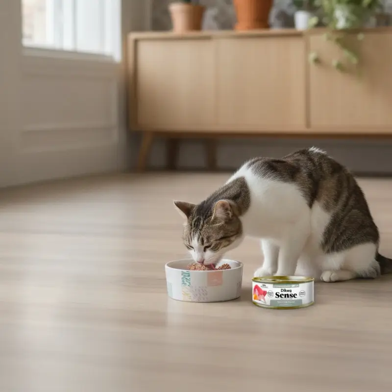 Dibaq Sense Comida Húmeda Gatos Atún Con Conejo, 12 x 70 gr