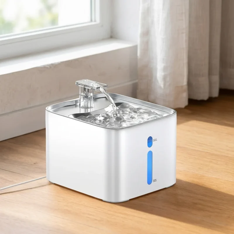 Fontaine à Eau Inox 4,2L Grand Format – Filtration 5 Étapes, 20 dB