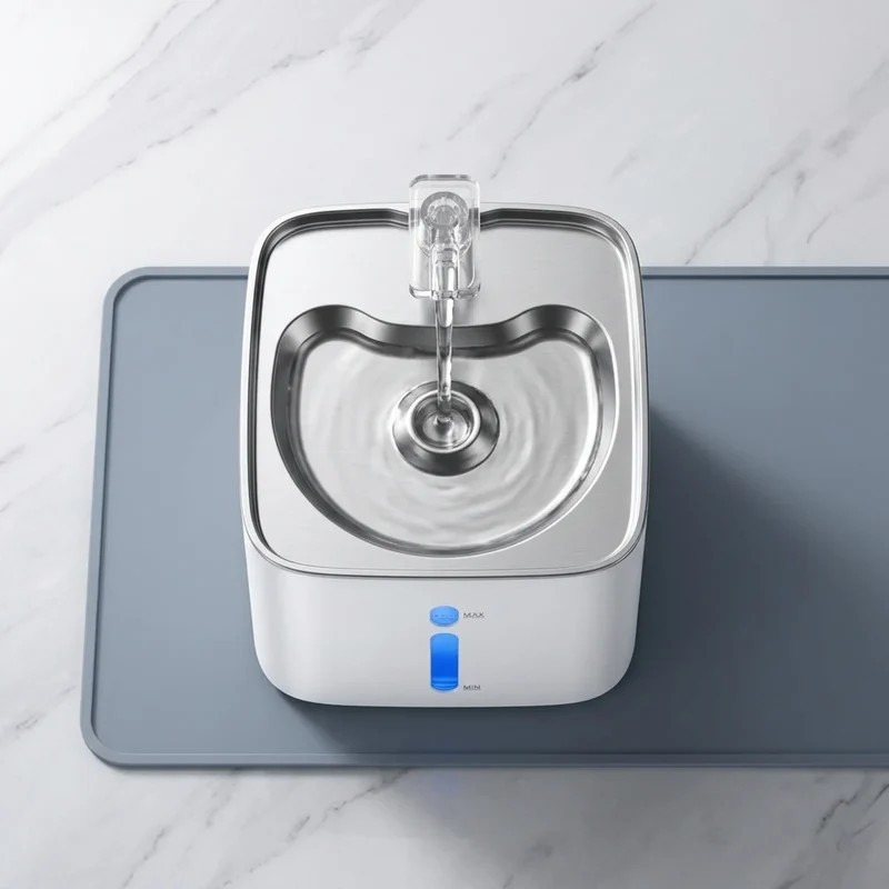 Fontaine à Eau Inox 4,2L Grand Format – Filtration 5 Étapes, 20 dB