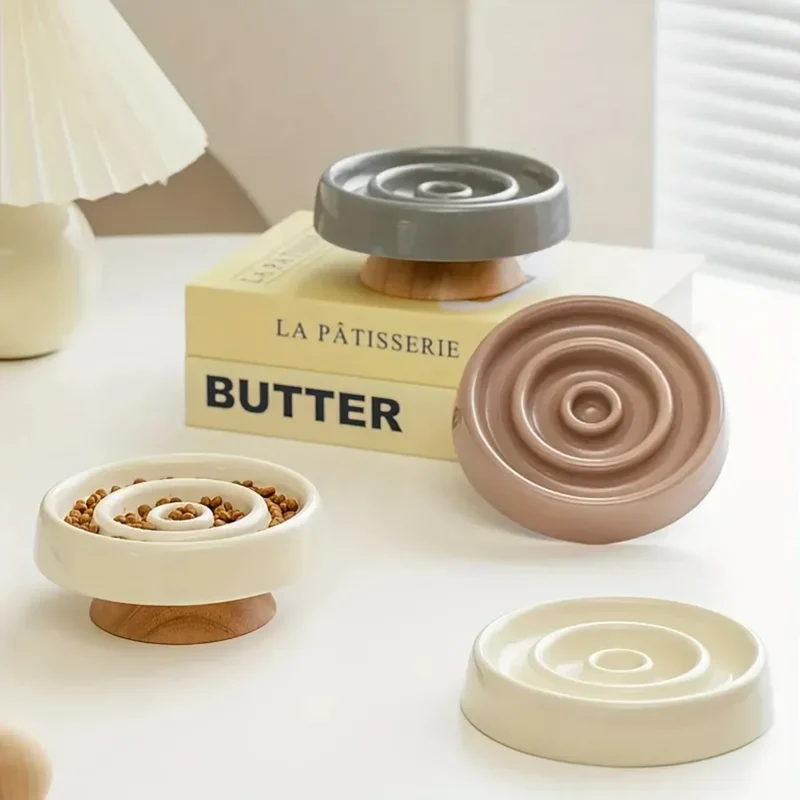 Gamelle Anti-Glouton en Céramique – Ralentit la Prise Alimentaire