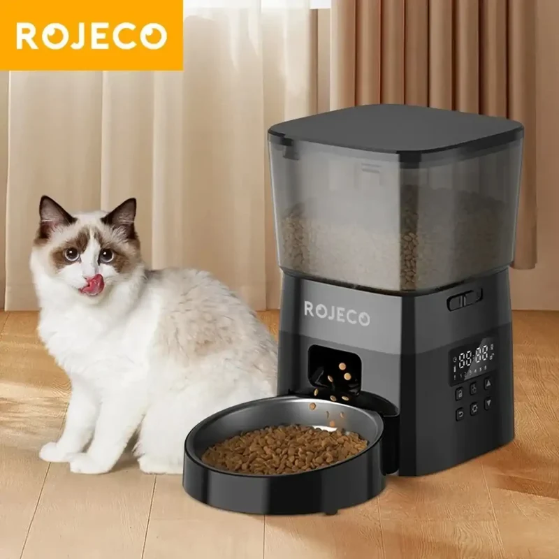 Distributeur Croquettes à Boutons – Sans Application, Écran LCD