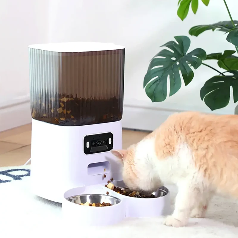 Distributeur Croquettes 5L avec Caméra – Vidéo & Enregistrement Vocal
