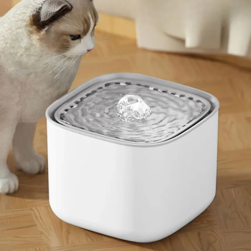 Fontaine à Eau 3L Silencieuse – Filtration Continue USB