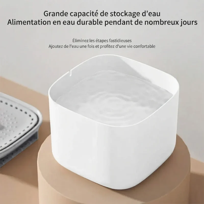 Fontaine à Eau 3L Silencieuse – Filtration Continue USB