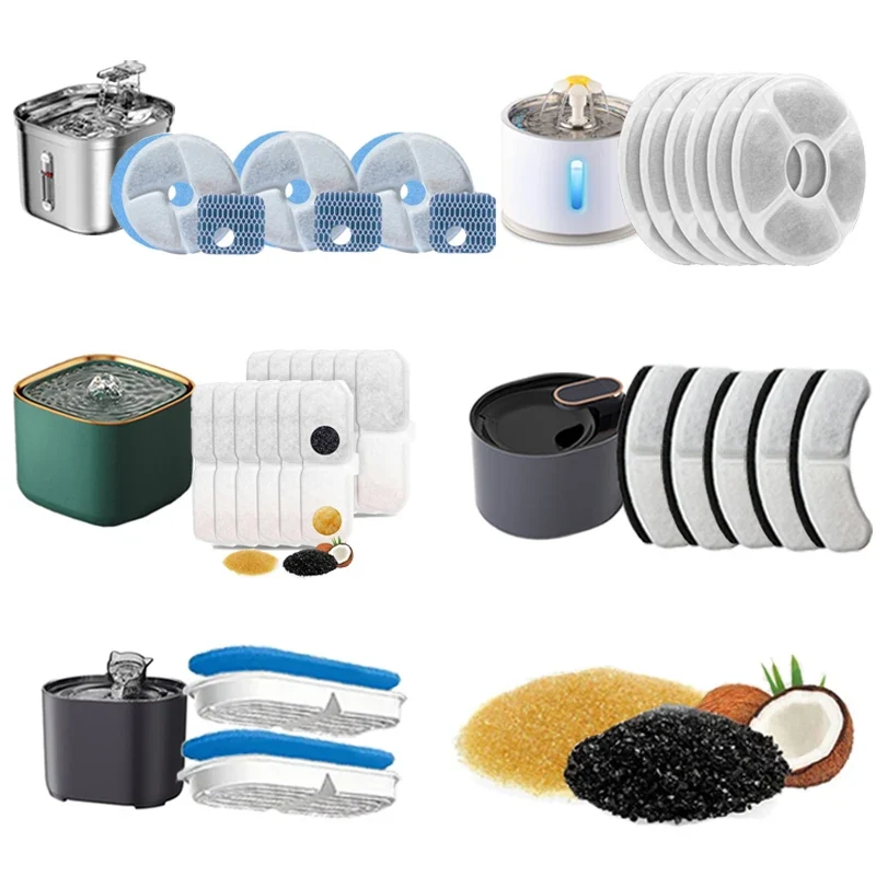 Filtre Charbon Actif pour Fontaine à Eau – Lots de 6, 12 ou 24