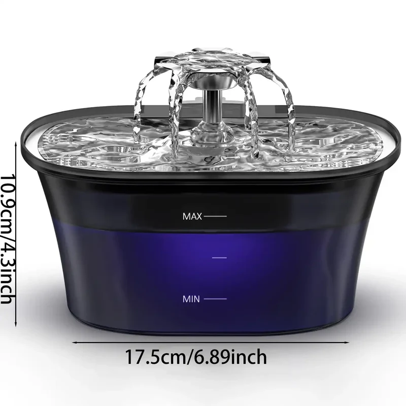Fontaine à Eau 2,5L USB – Version Simple ou avec Capteur de Mouvement
