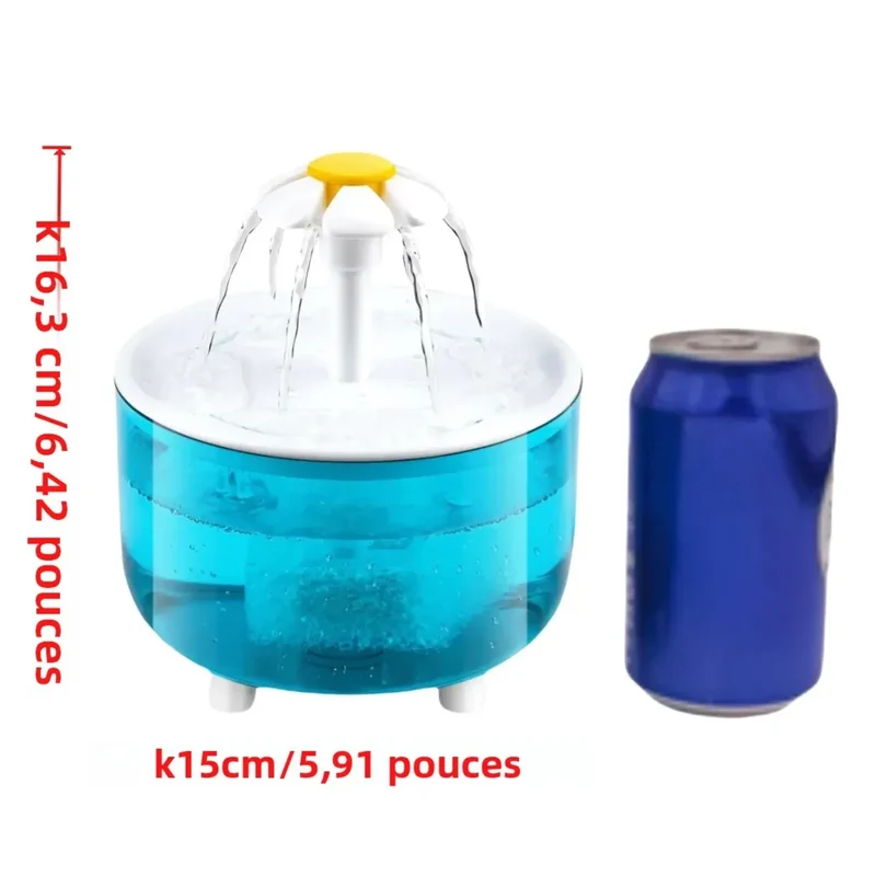 Fontaine à Eau 1,2L avec 4 Filtres Inclus
