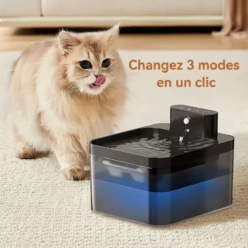 Fontaine à Eau Sans Fil 2,2L – Capteur Infrarouge