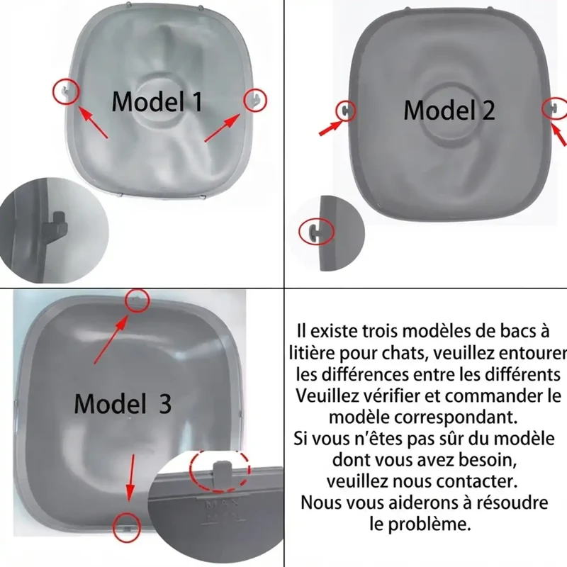 Pièces de Rechange pour Litière Automatique TONEPIE