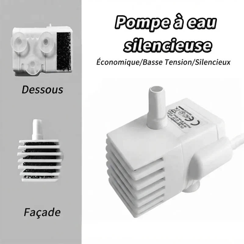Pompe de Rechange USB pour Fontaine à Eau – Avec ou Sans Veilleuse