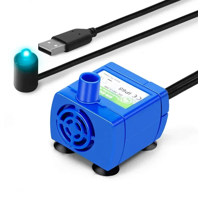 Pompe de Rechange USB pour Fontaine à Eau – Avec ou Sans Veilleuse