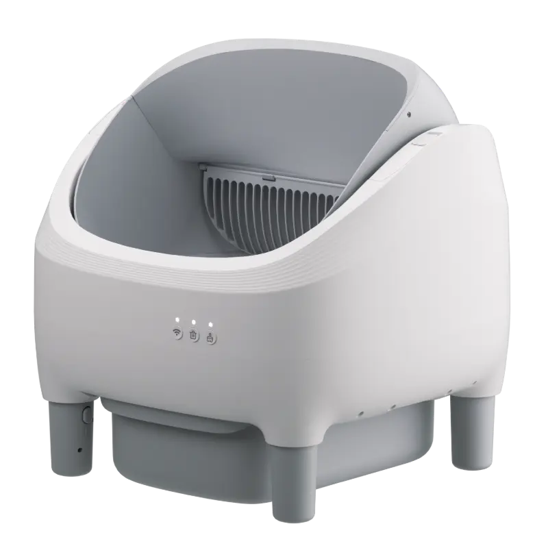 Litière Automatique XXL Ouverte ,Sans Couvercle
