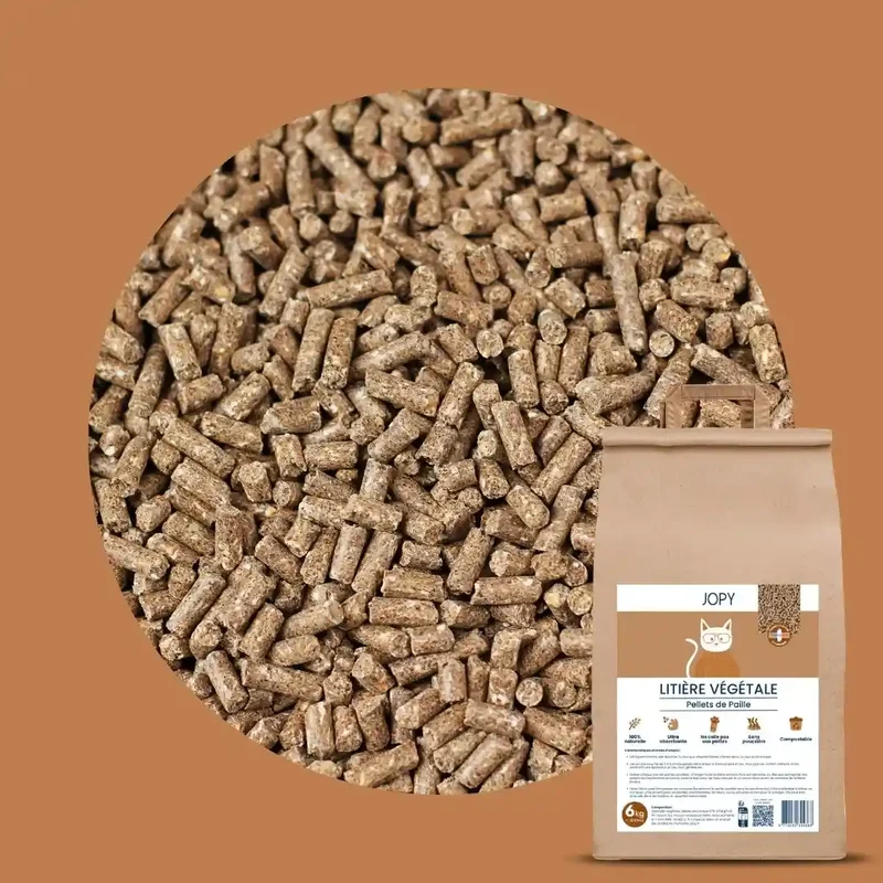 Litière Végétale Chat – Pellets