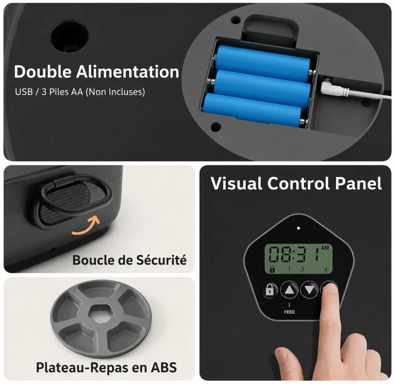 Distributeur Automatique 1,3L – Programmable 5 Repas