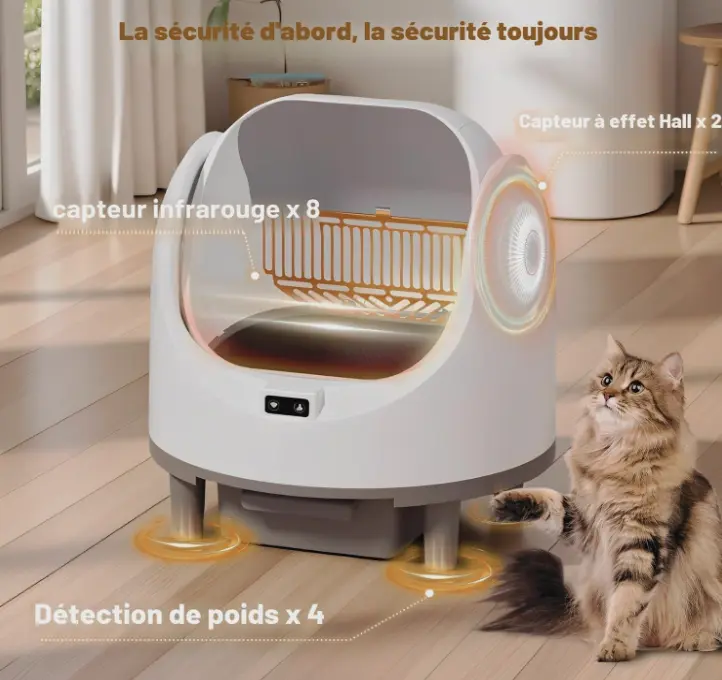 Litière Automatique Semi Fermée