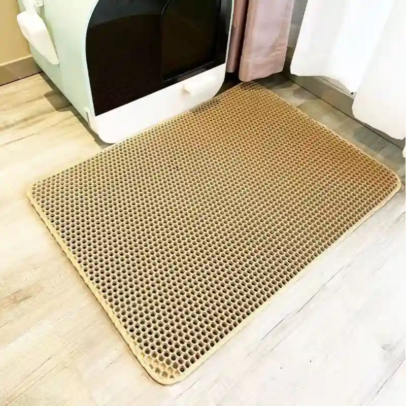 Tapis de Litiere Waterproof Double Couche – Anti-Projection Plusieurs Tailles