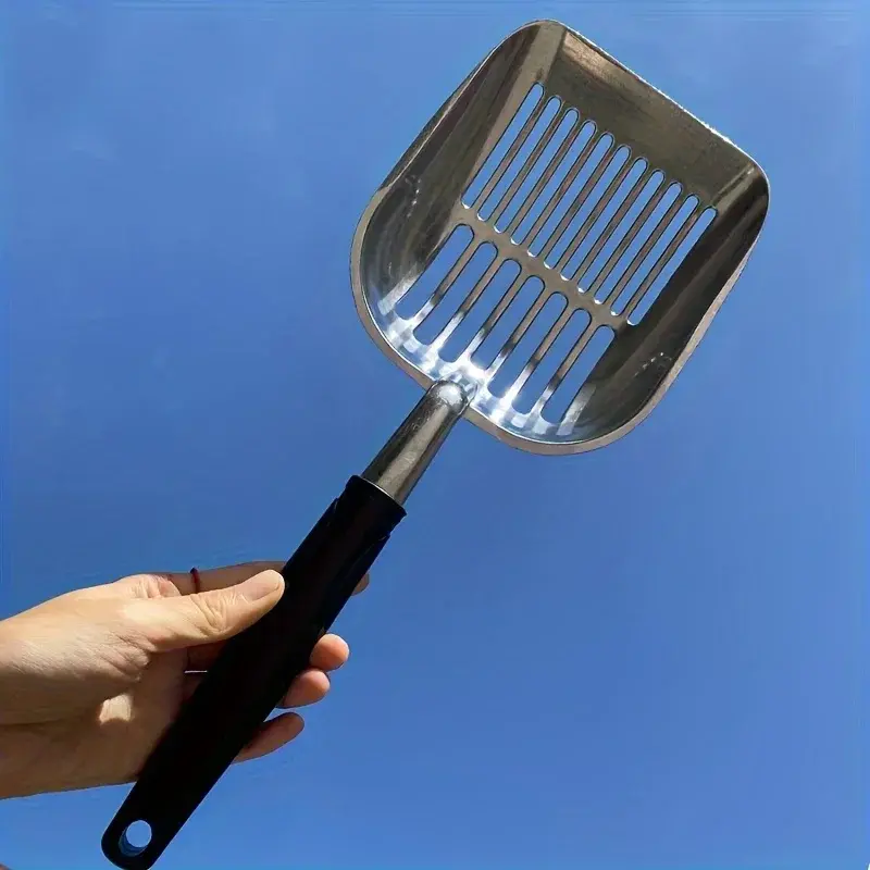 Pelle a Litiere Inox Long Manche – Solide & Facile a Nettoyer