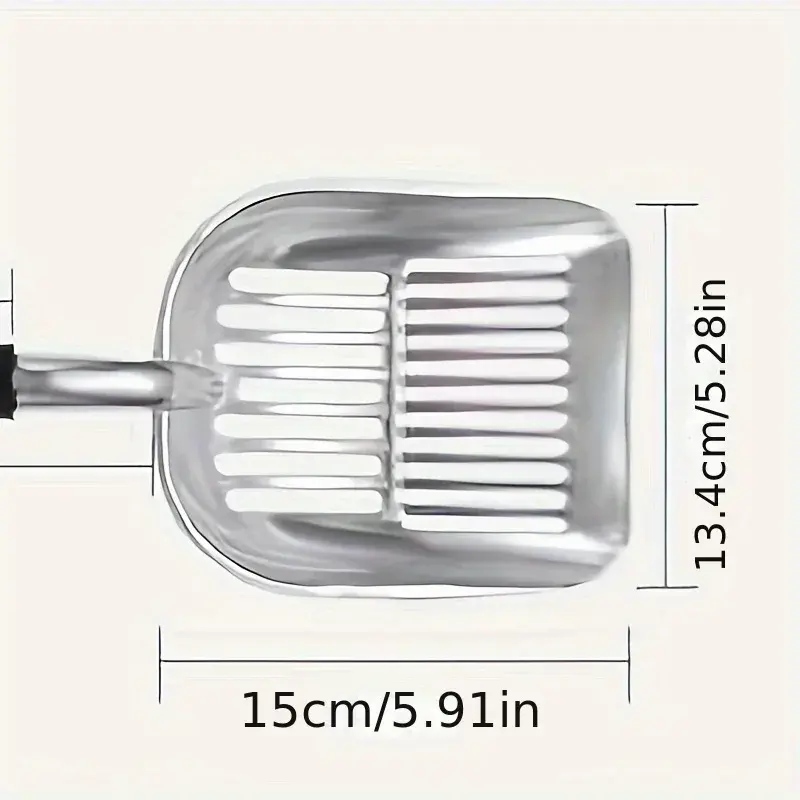 Pelle a Litiere Inox Long Manche – Solide & Facile a Nettoyer