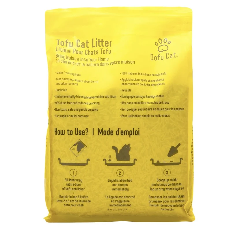 Dofu Cat Litière agglomérante - Formule Tofu