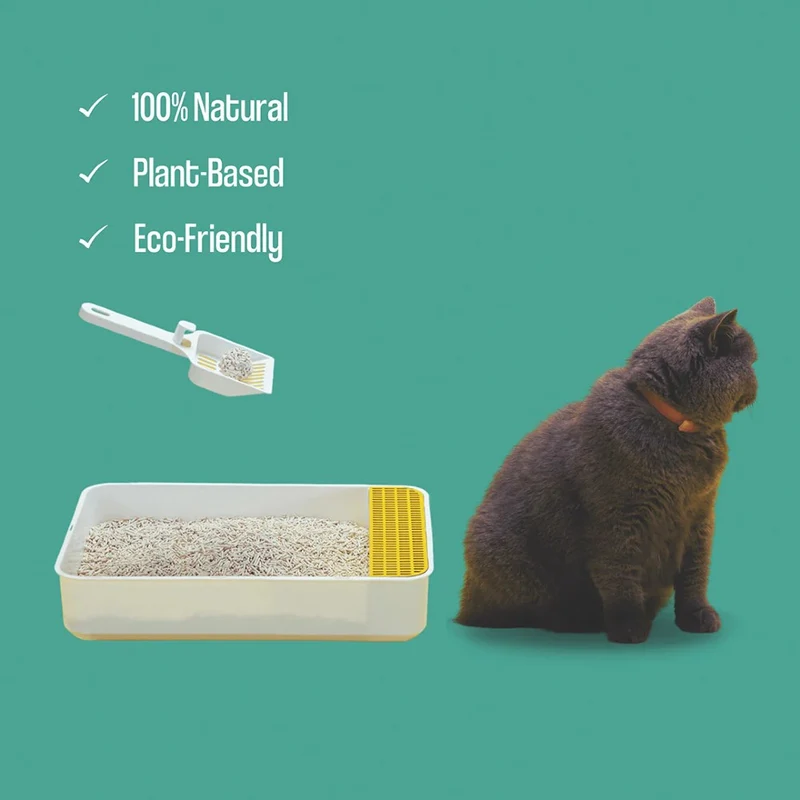 Dofu Cat Litière agglomérante - Formule aux céréales 2.5 Kg