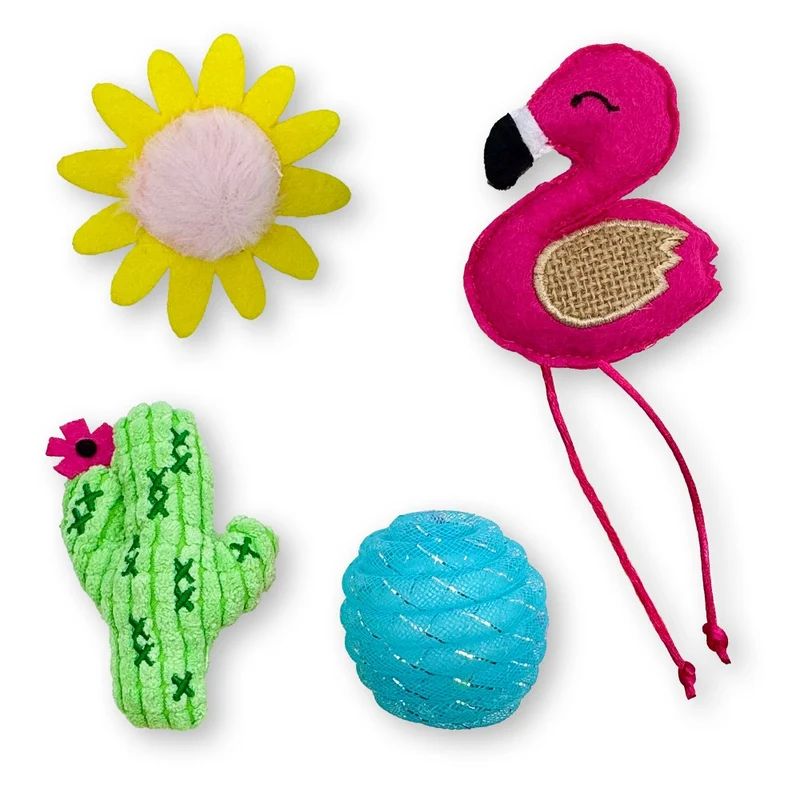 Jouet Catit pour chats - Ressorts - Paquet de 4