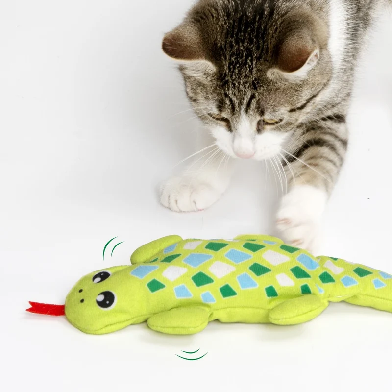 Jouet Catit Groovy - Gecko - Vert