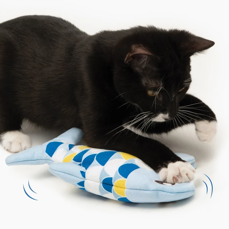 Jouet Catit Groovy - Poisson - Bleu