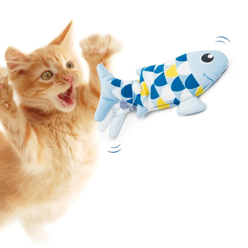 Jouet Catit Groovy - Poisson - Bleu