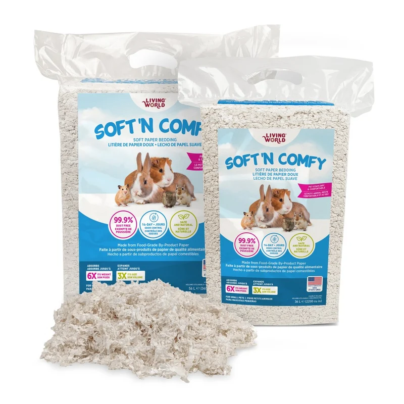Living World Litière Soft ’N Comfy - Blanche
