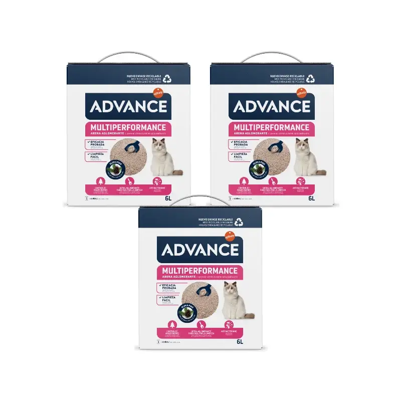 Advance Accesorio Para Gatos, Litter, 3 x 6 l