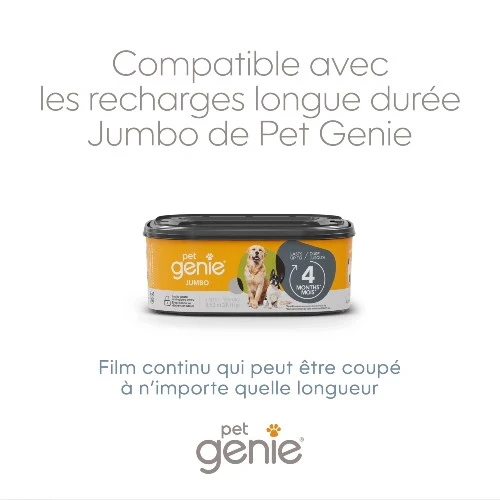 Pet Genie Poubelle à déchets pour chien (Inclut une recharge Jumbo)