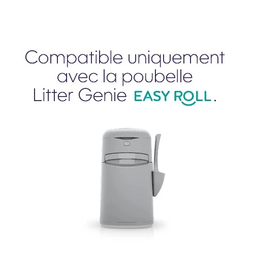 Litter Genie Recharge pour poubelle Litter Genie Easy Roll, Dure jusqu'à 5 mois