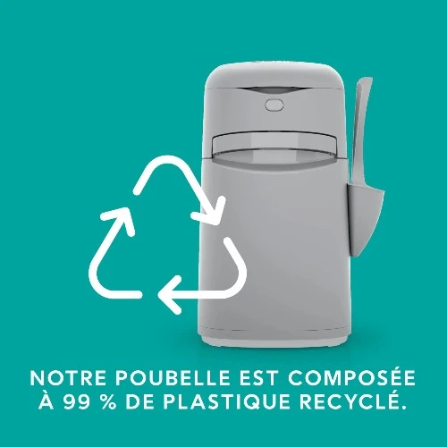 Litter Genie Poubelle à litière pour chat Easy Roll