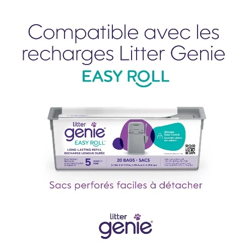 Litter Genie Poubelle à litière pour chat Easy Roll