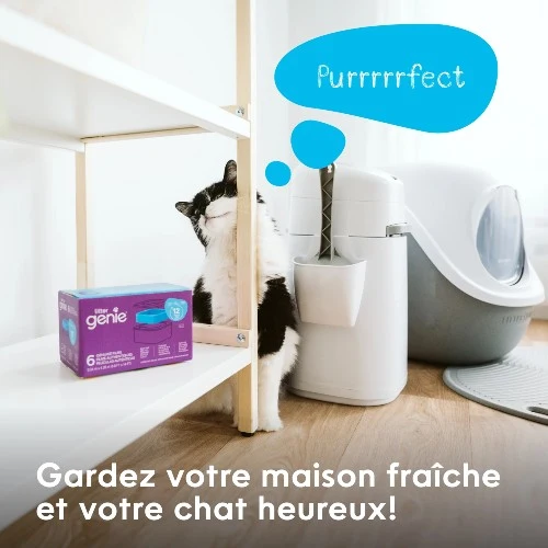 Litter Genie Films authentiques, Paquet de 3, Dure jusqu'à 6 mois