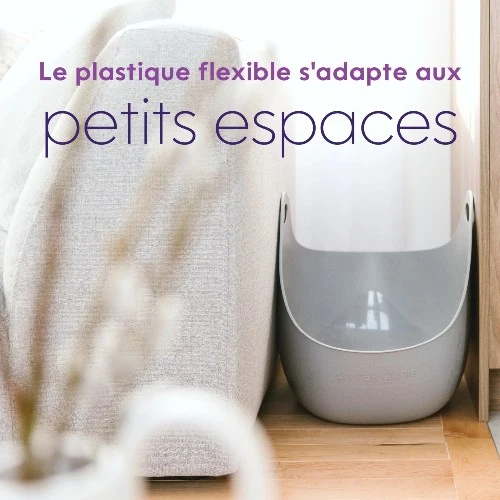 Litter Genie Bac à litière avec pelle - Gris
