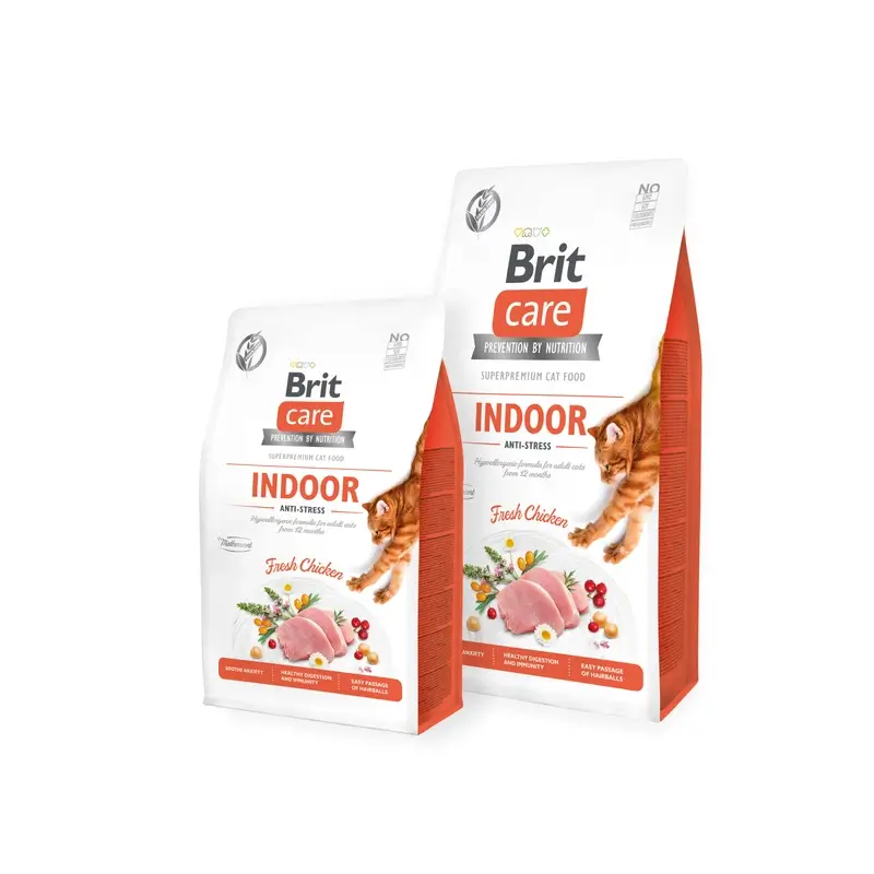 Brit Care Cat Grain Free Indoor Antiestrés 7 kilos