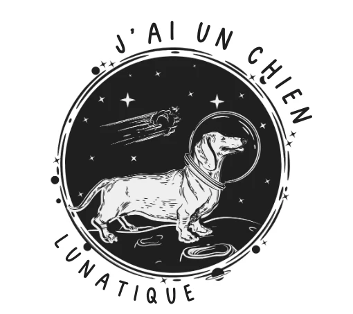 Tasse en céramique-Thème animaux-Chien Lunatique