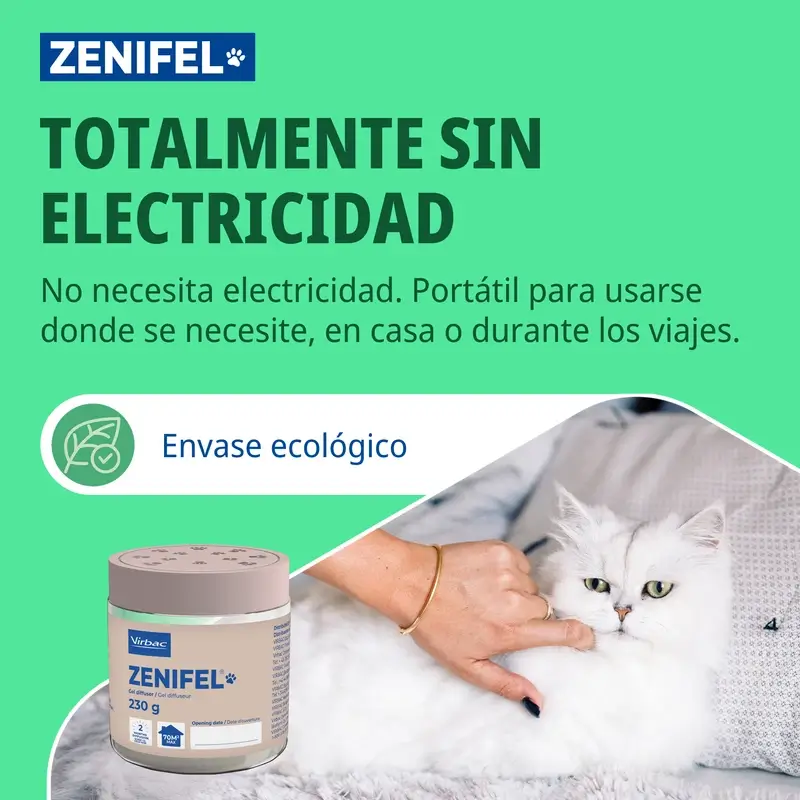 Virbac Zenifel Gel Difusor Gatos, 230 gr
