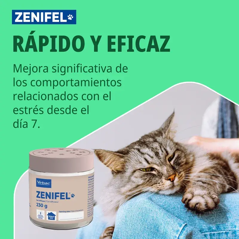 Virbac Zenifel Gel Difusor Gatos, 230 gr