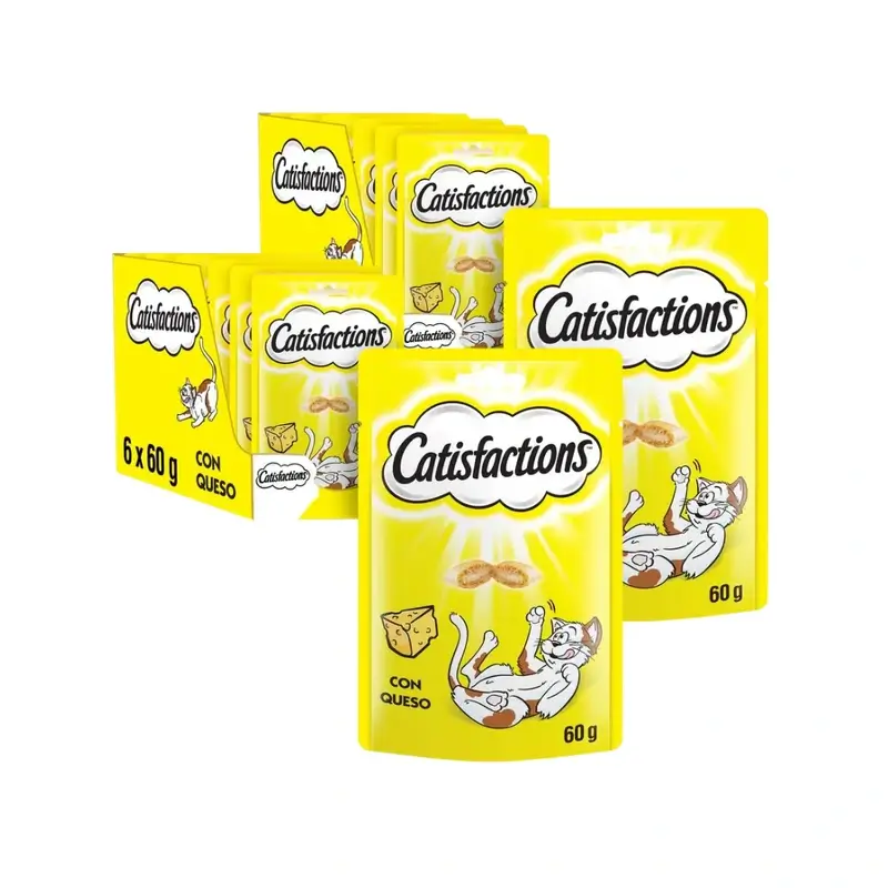 Catisfaction Queso, Pack De 2, 6X60Gr