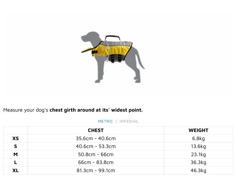 Gilet de sauvetage pour chien (L) - Life Jacket - GF Pet