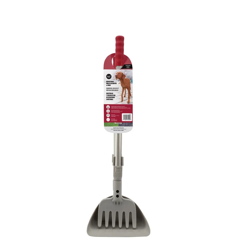Ramasse-selles et râteau réglables Dogit d’une portée de 87,5 cm (34,5 po)