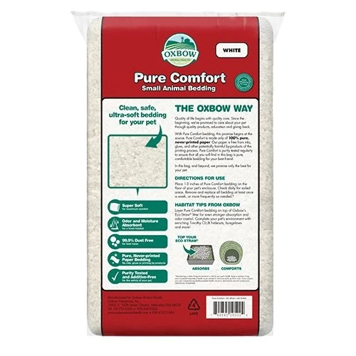 Oxbow litière comfort papier blanc