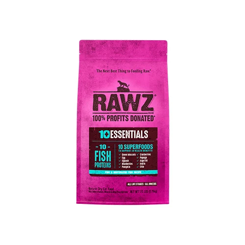 Rawz 10+ Essentials Poisson croquettes chat senior