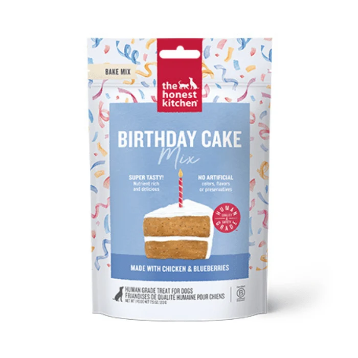 The Honest Kitchen Mélange à gâteau anniversaire poulet bleuets 7,5 oz pour chiens