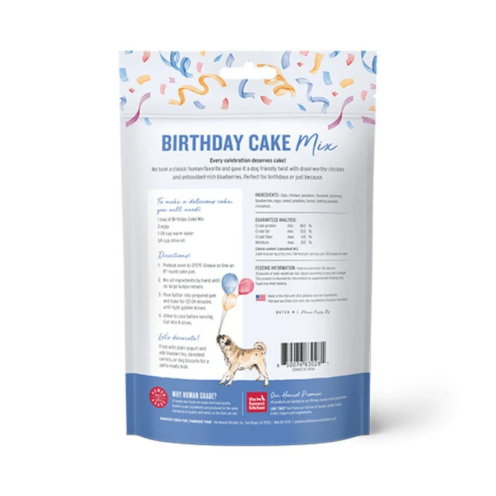 The Honest Kitchen Mélange à gâteau anniversaire poulet bleuets 7,5 oz pour chiens