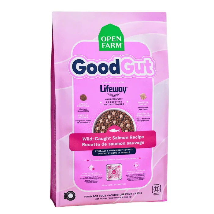 Open Farm GoodGut saumon sauvage pour chiens